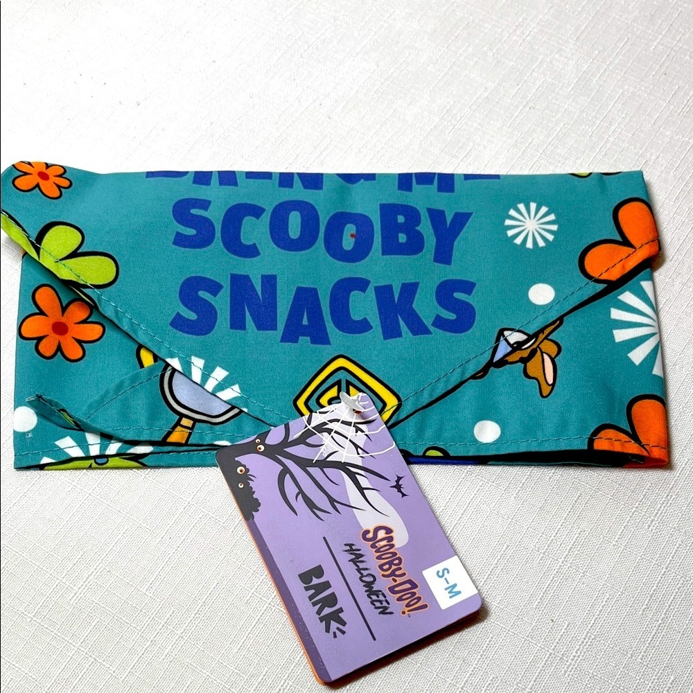 SCOOBY DOO bandana for dogs by BARK. NEW. Small-Medium.